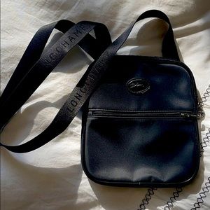 Longchamp small black crossbody bag